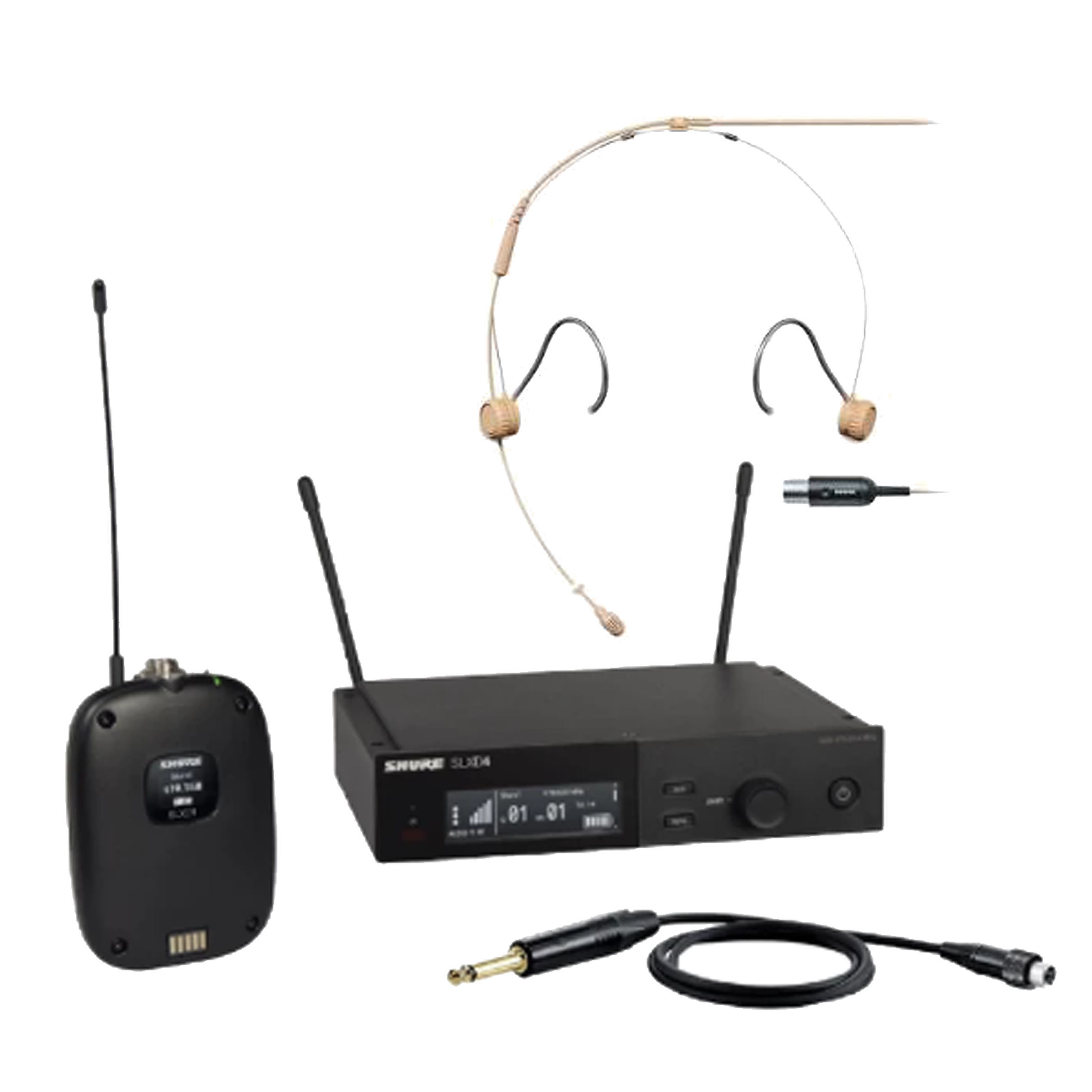 Shure SLXD24A + Shure Slxd1 + Mic
